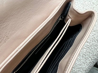Yves Saint Laurent (YSL) Pale Pink Toy Lou Lou with Silver Hardware (RRP £1,380)