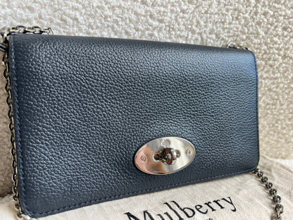 Mulberry Midnight Bayswater Clutch (RRP £495)