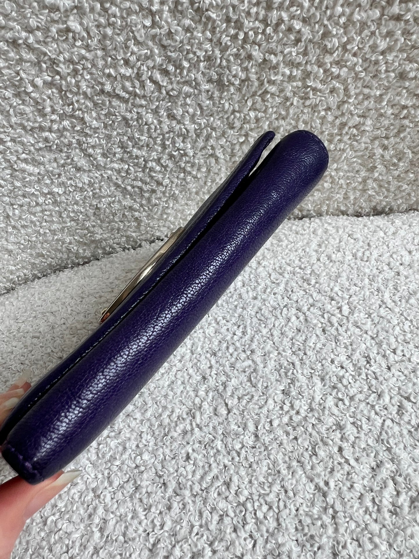 Mulberry Purple French Purse (RRP £275)