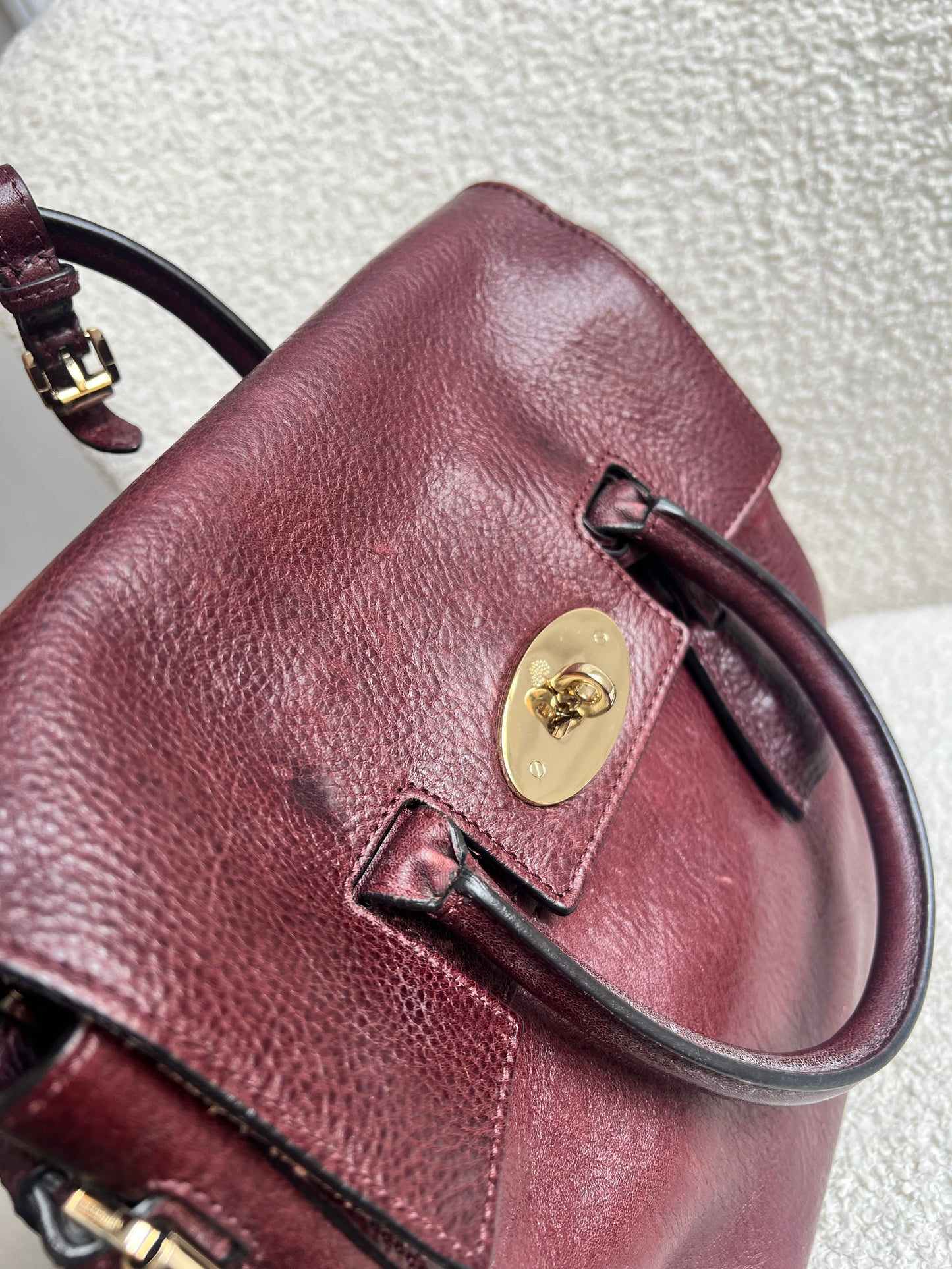Mulberry Oxblood Mini Cara Backpack (RRP £850)