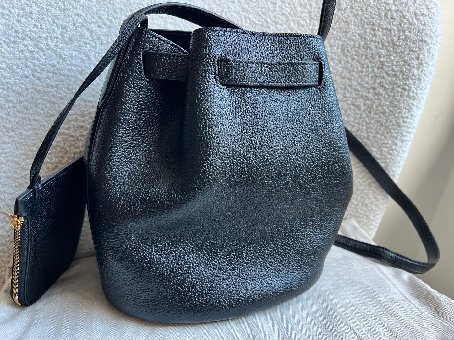 Mulberry Black Abbey Bucket Bag (RRP £695)