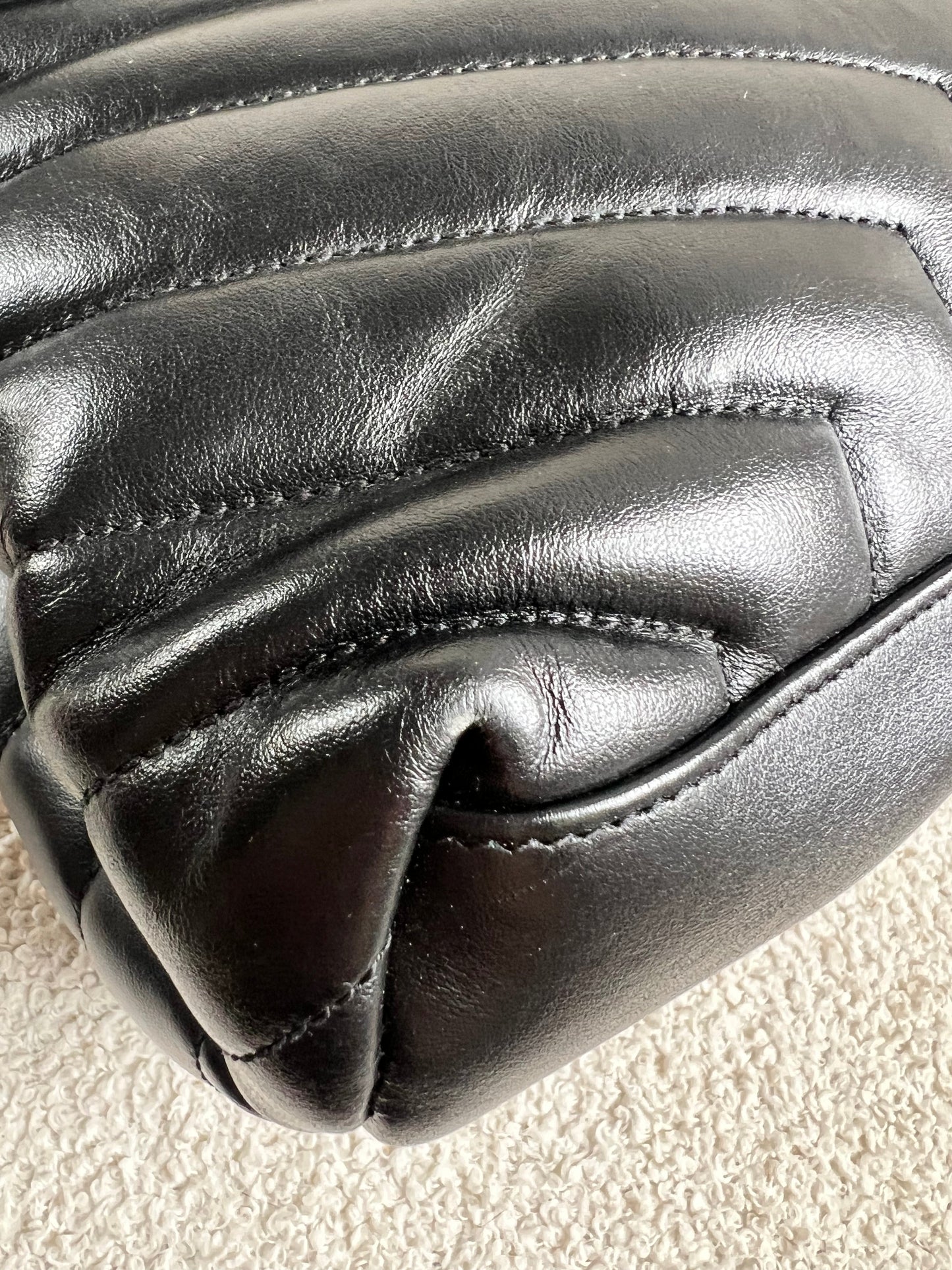 Yves Saint Laurent (YSL) Medium Black on Black LouLou (RRP £2,150)