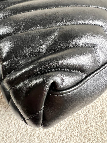 Yves Saint Laurent (YSL) Medium Black on Black LouLou (RRP £2,150)