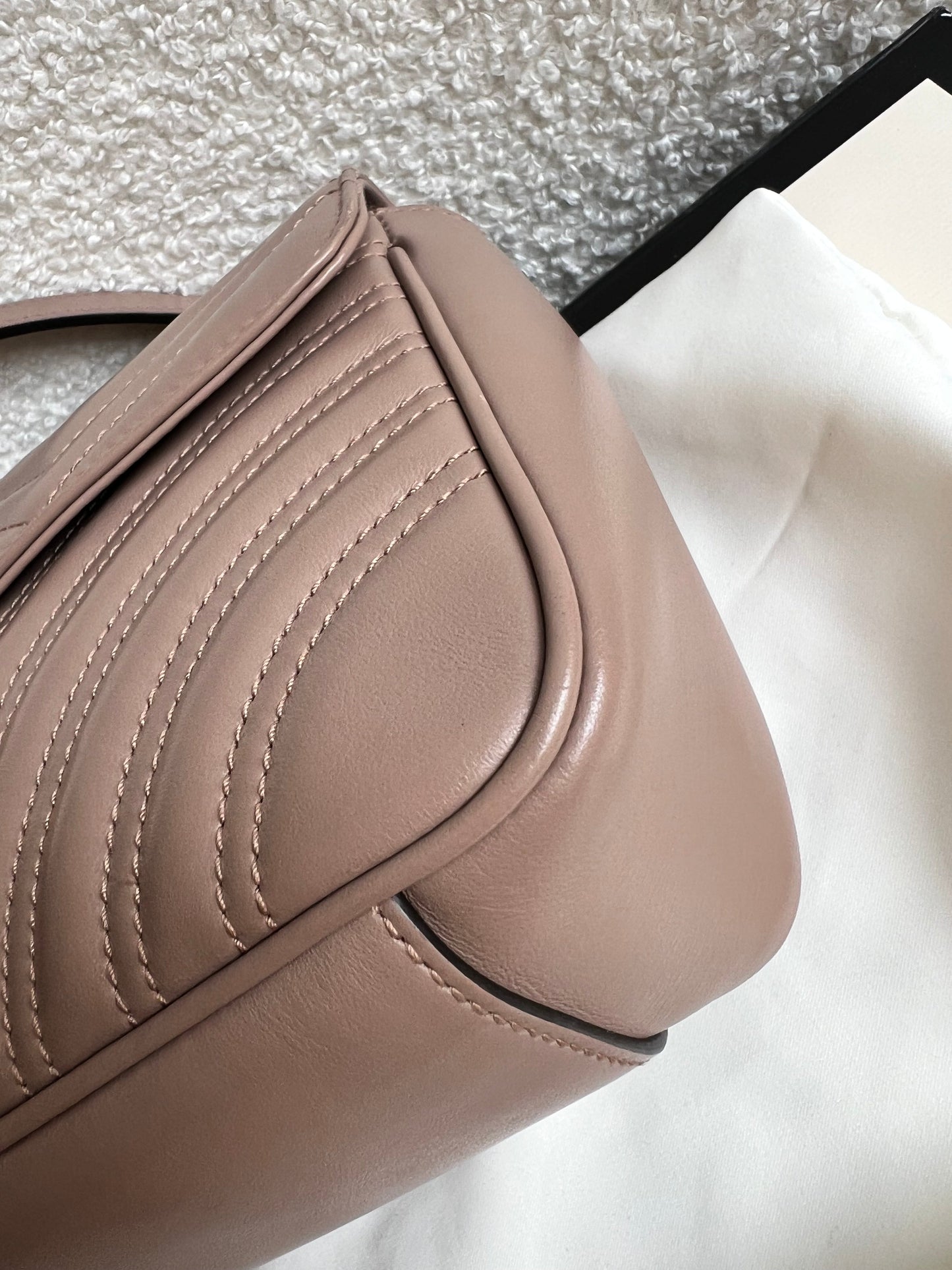 Gucci GG Dusty Pink Marmont Small Shoulder Bag (RRP £2070)