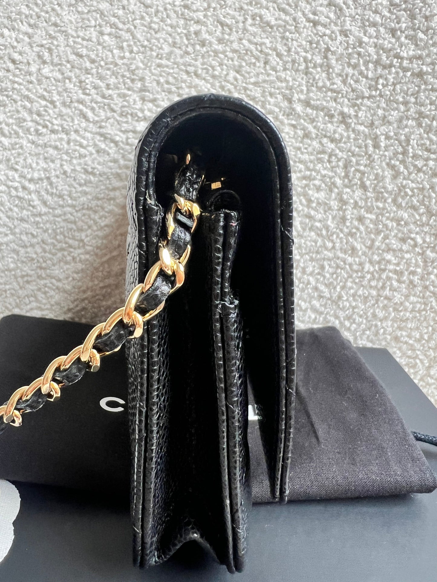 Chanel Black Caviar Wallet on Chain (RRP £2,930)