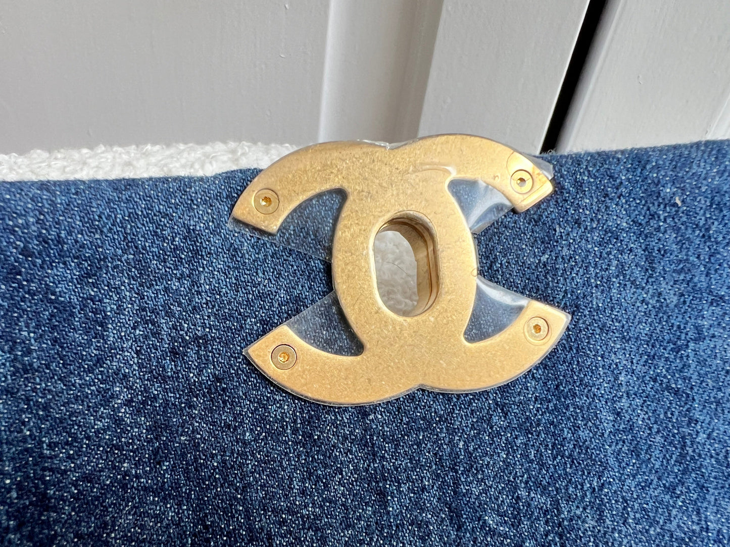 Chanel Small 19 in Blue Denim
