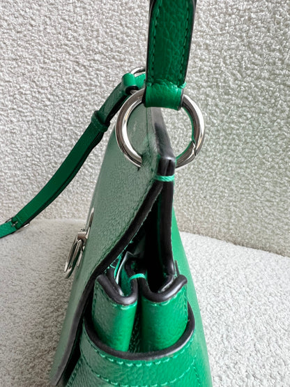Mulberry Lawn Green Amberley Satchel (RRP £795)