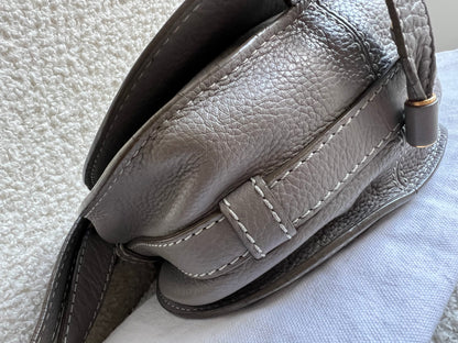 Chloe Small Cashmere Grey Marcie Saddle Bag (RRP £1050)