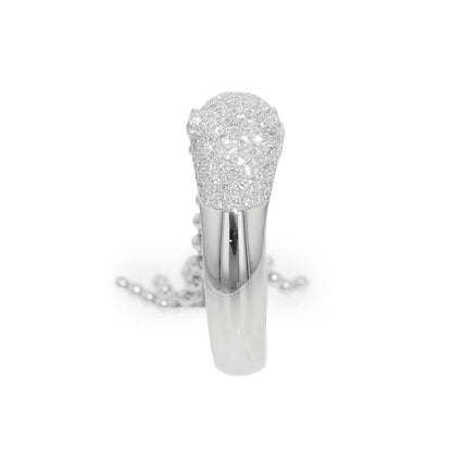 CARTIER PANTHERE de Cartier Ring Size 53/#13N4744153/N4744100 18K White Gold