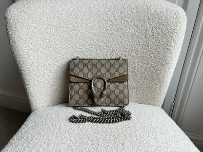 Gucci Dionysus GG Supreme Mini Shoulder Bag (RRP £1,890)