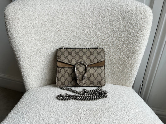 Gucci Dionysus GG Supreme Mini Shoulder Bag (RRP £1,890)