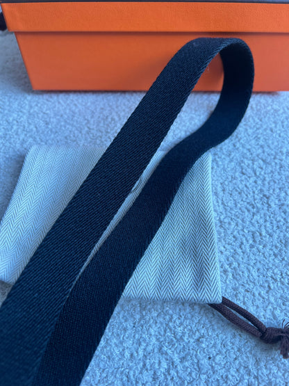 Hermes Evelyne TPM in Black Clemence Leather with Palladium Hardware