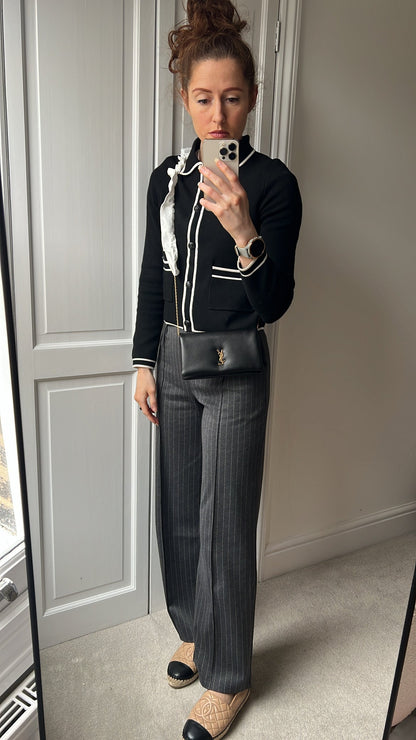 Yves Saint Laurent (YSL) Black Puffy Lambskin Wallet on Chain with Gold Hardware (RRP £960)