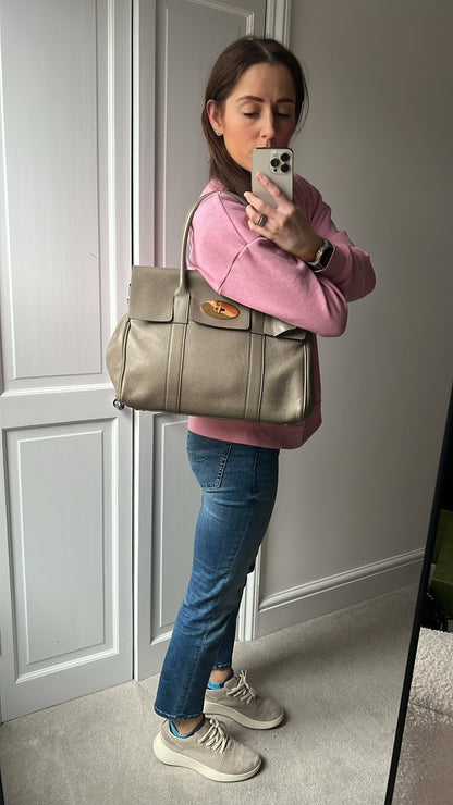 Mulberry Solid Grey Bayswater (RRP £1095)
