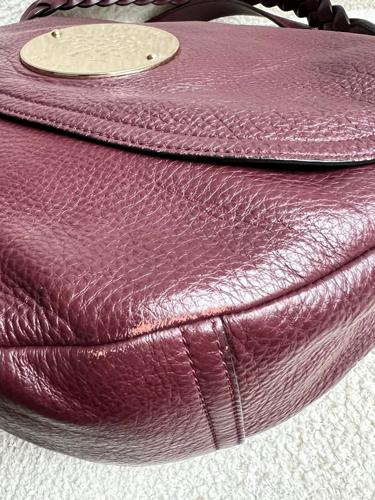 Mulberry Oxblood Daria Satchel (RRP £795)