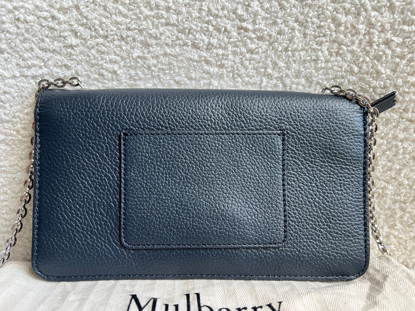 Mulberry Midnight Bayswater Clutch (RRP £495)