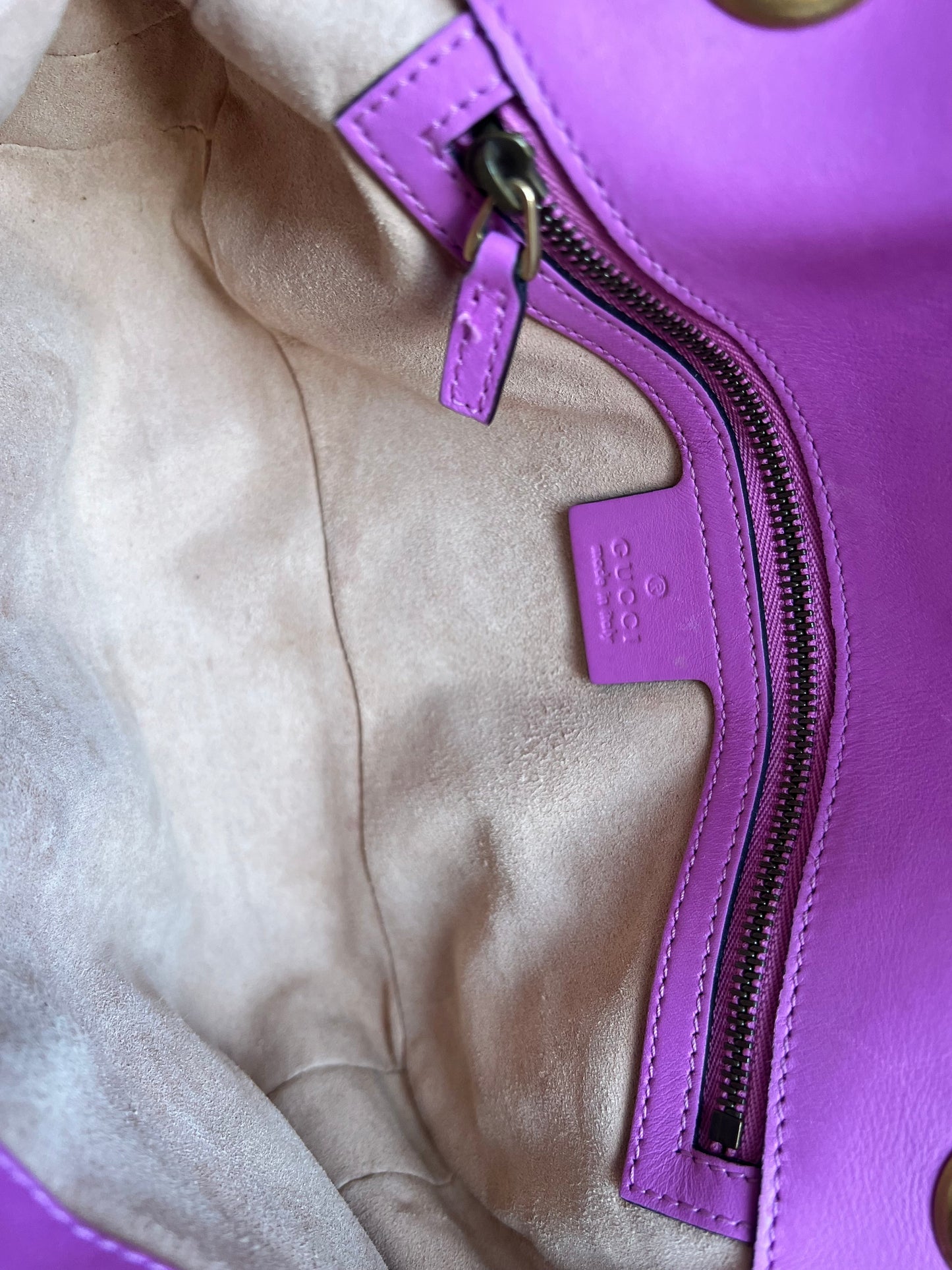 Gucci GG Hot Pink Marmont Small Shoulder Bag (RRP £2070)