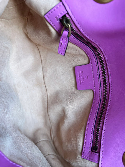 Gucci GG Hot Pink Marmont Small Shoulder Bag (RRP £2070)