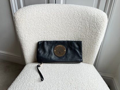 Mulberry Black Daria Clutch (RRP £550)