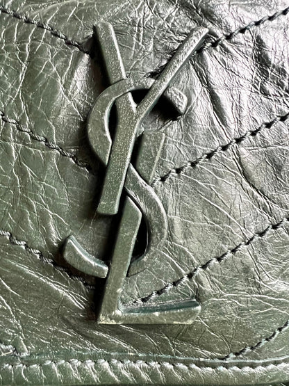 Yves Saint Laurent (YSL) Green Medium Niki Chain Bag (RRP £2430)