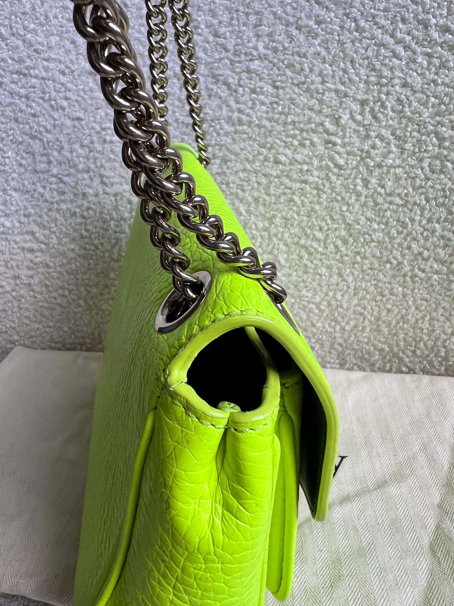 Mulberry Neon Yellow Mini Darley Shoulder Bag (RRP £725)