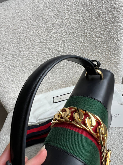 Gucci Navy Blue Sylvie Small Bag (RRP £1,920)
