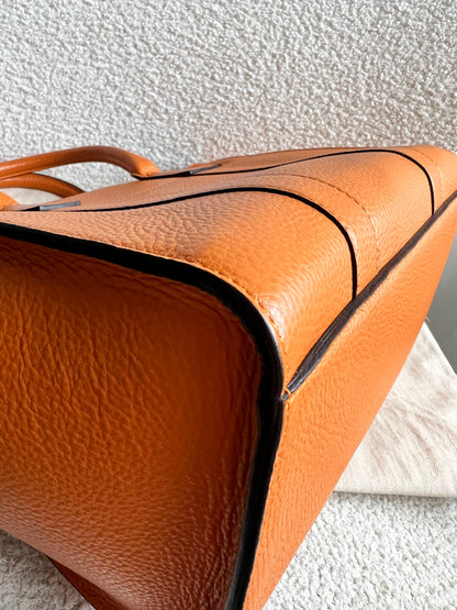 Mulberry Orange Small Zipped Bayswater (RRP £1,195)