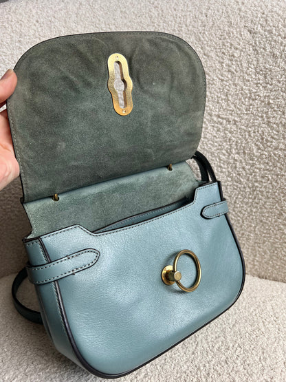 Mulberry Small Dark Frozen Amberley Satchel (RRP £795)