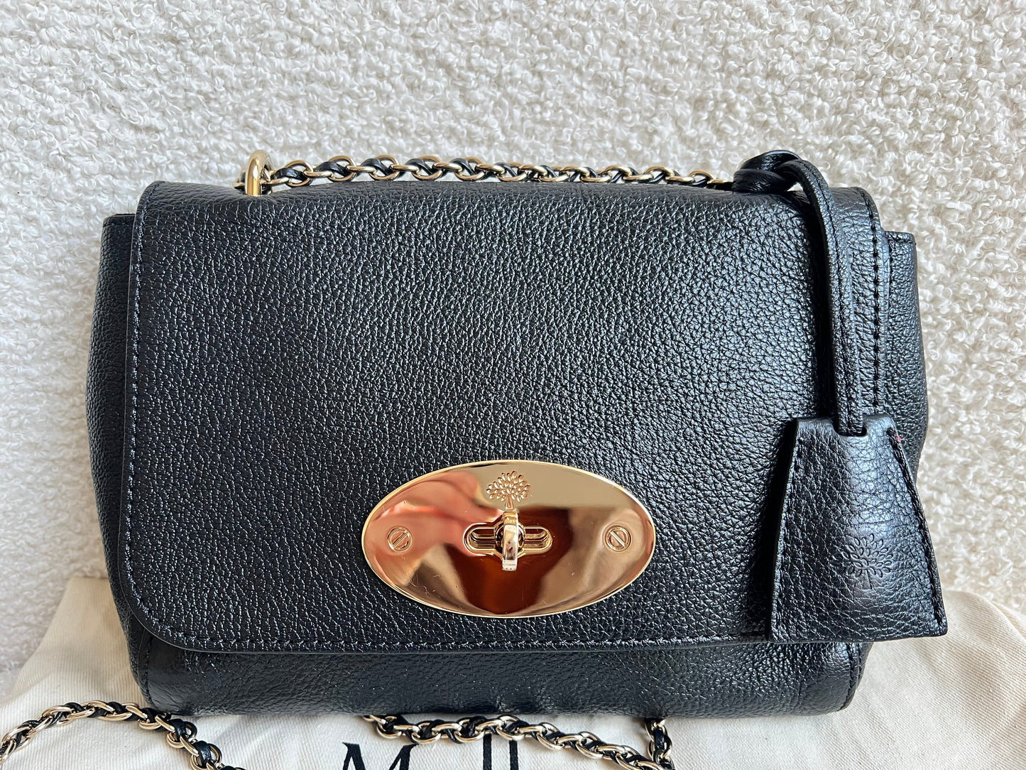 Mulberry Black Regular Lily with Gold Hardware (RRP £995)