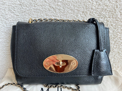 Mulberry Black Regular Lily with Gold Hardware (RRP £995)