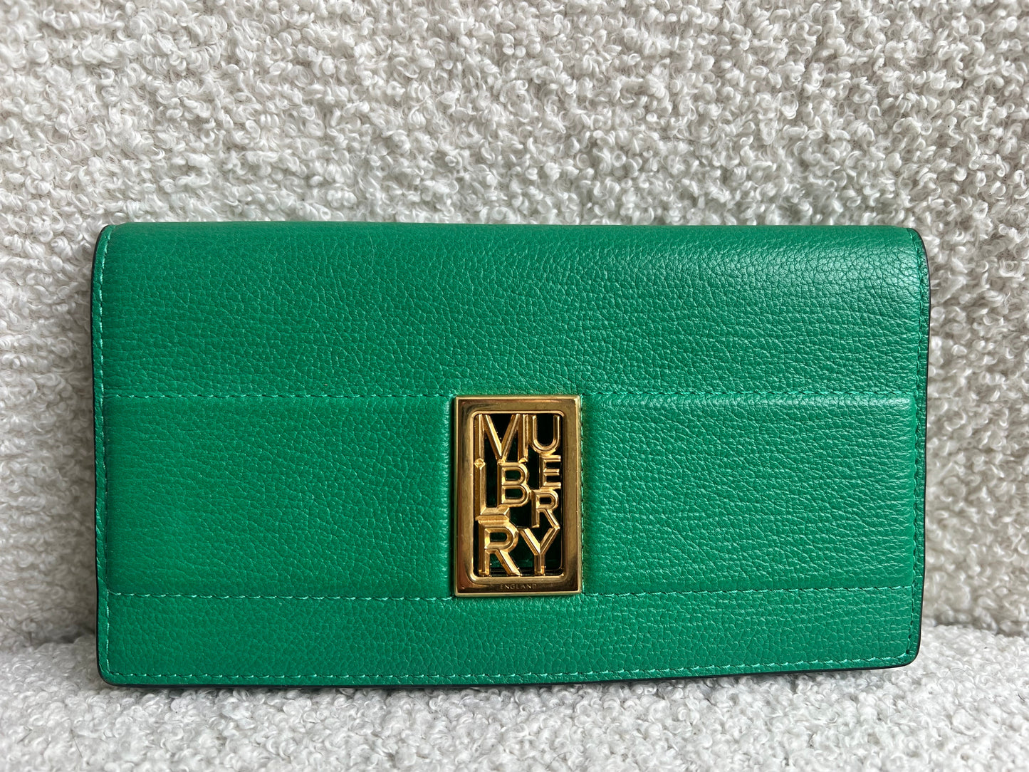 Mulberry Green Sadie Continental Wallet