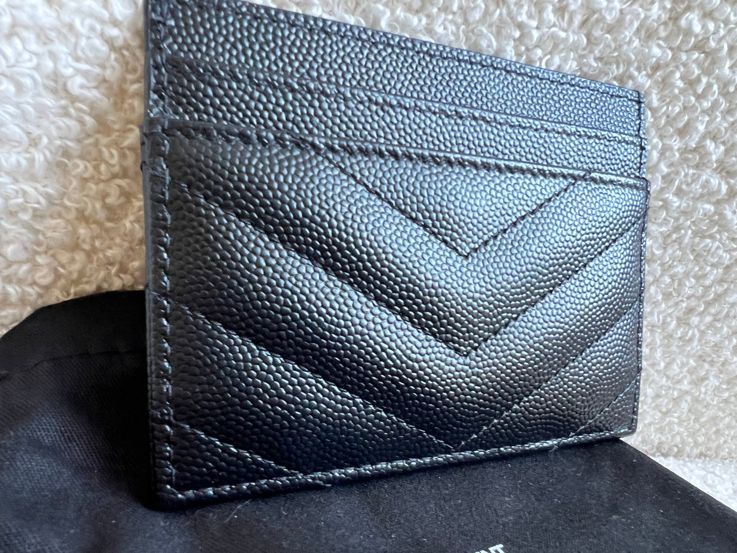 Yves Saint Laurent (YSL) Black Card Holder (RRP £260)