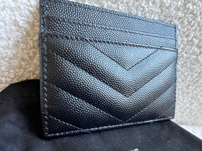 Yves Saint Laurent (YSL) Black Card Holder (RRP £260)