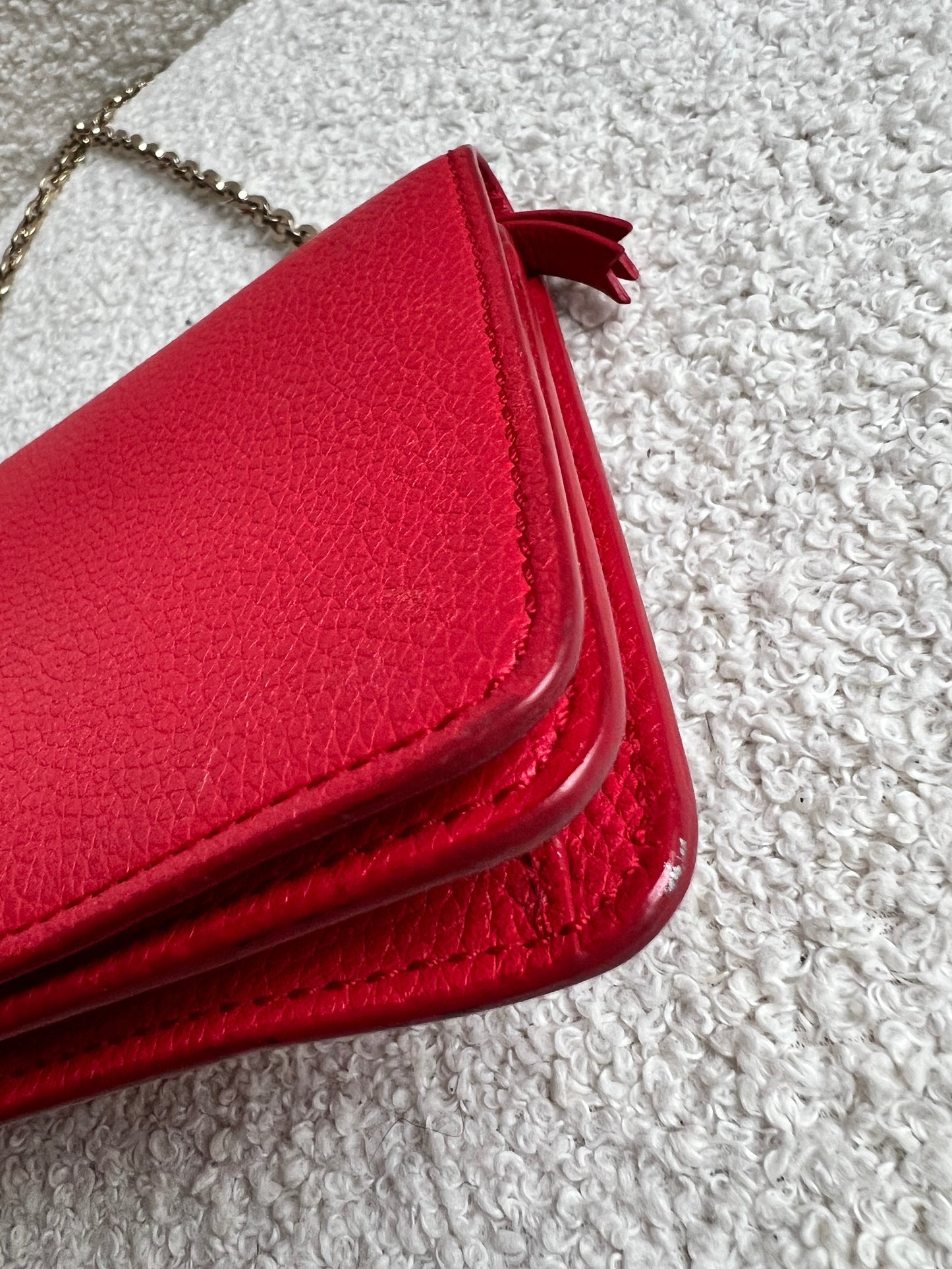 Mulberry Hibiscus Red Bayswater Clutch (RRP £495)