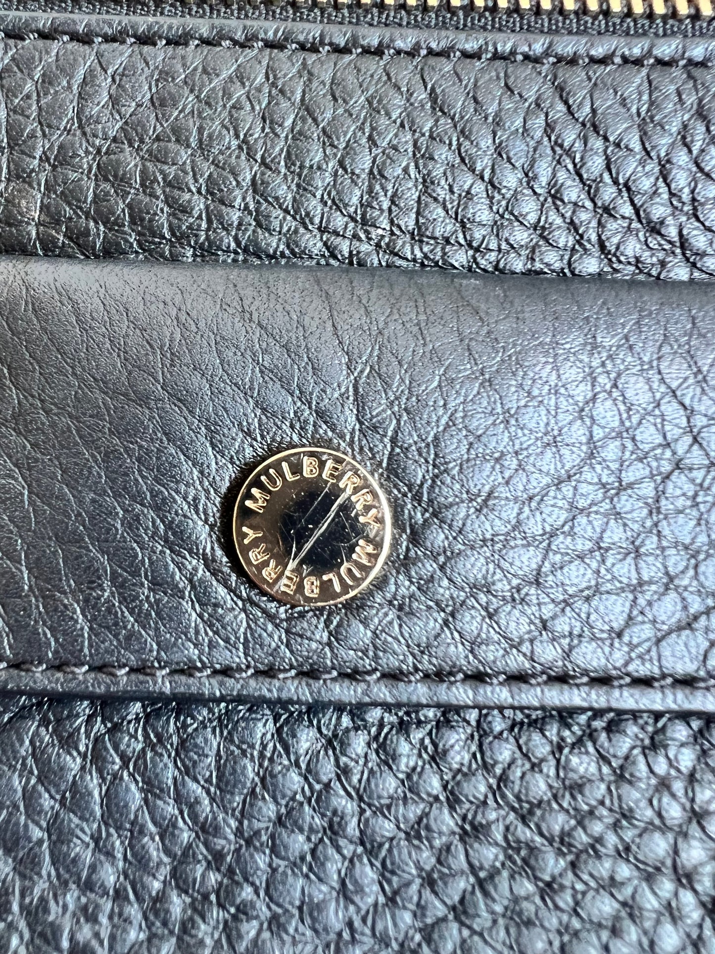Mulberry Black Daria Clutch (RRP £550)