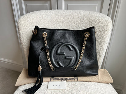 Gucci Black Soho Chain Tote (RRP £1350)