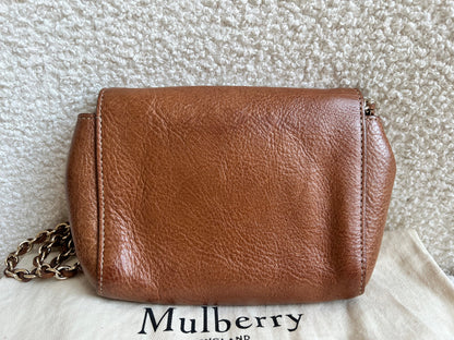 Mulberry Oak Mini Lily with Gold Hardware