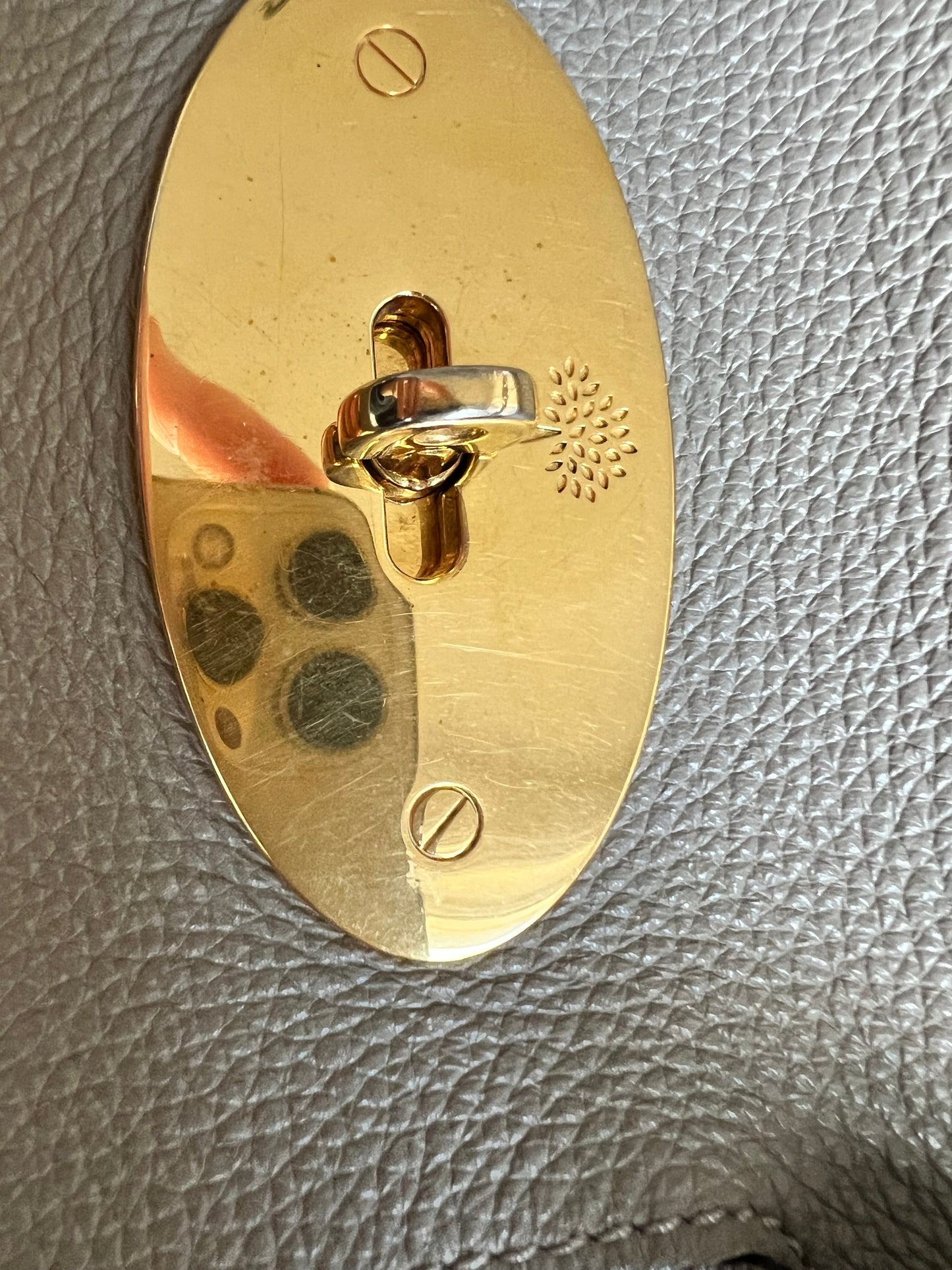 Mulberry Solid Grey Bayswater (RRP £1095)