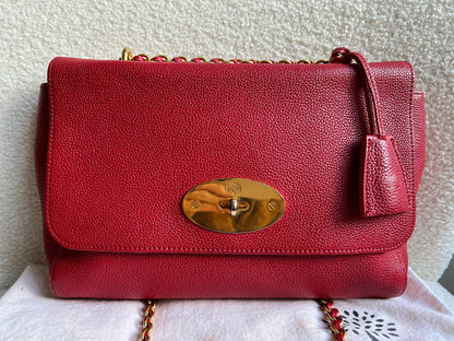 Mulberry Scarlet Medium Lily with Gold Hardware (RRP £1095)