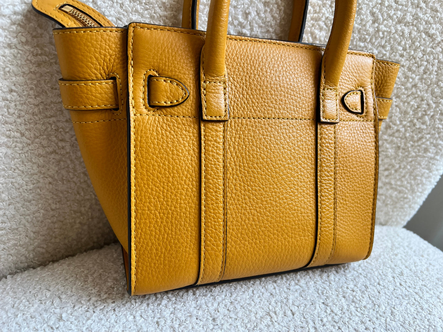Mulberry Deep Amber Micro Zipped Bayswater (RRP £795)