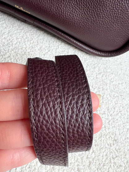 Mulberry Large Leighton in Oxblood with Gold Hardware (RRP £1,095)