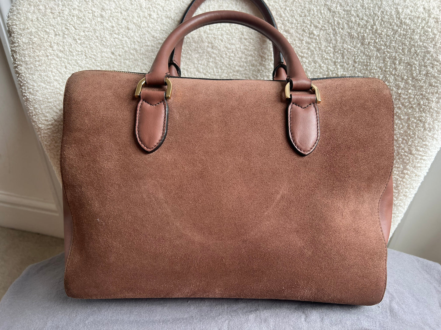 Mulberry Brown Suede Medium Del Rey (RRP £1100)