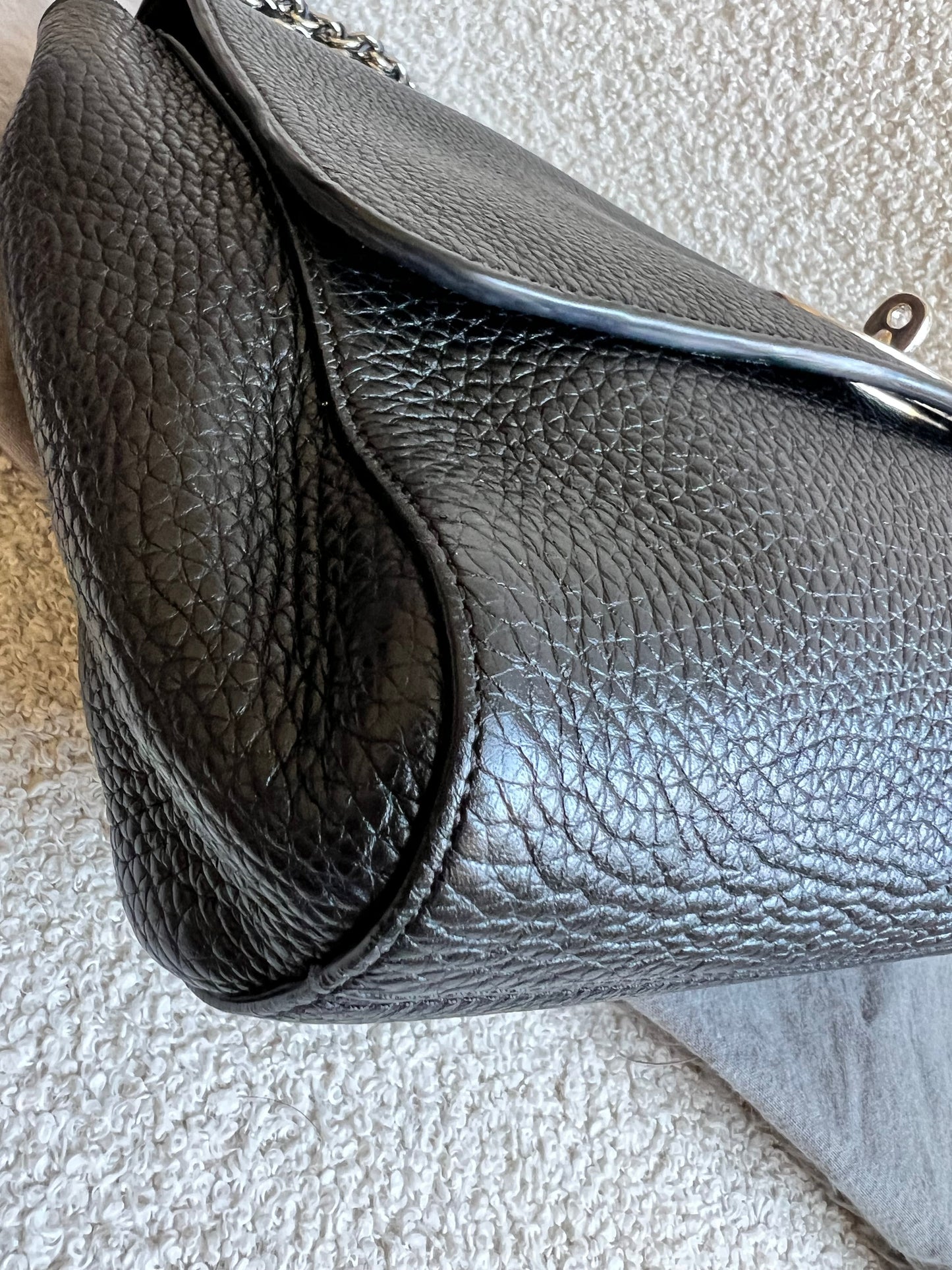Mulberry Black Medium Lily with Silver Hardware (RRP £1095)