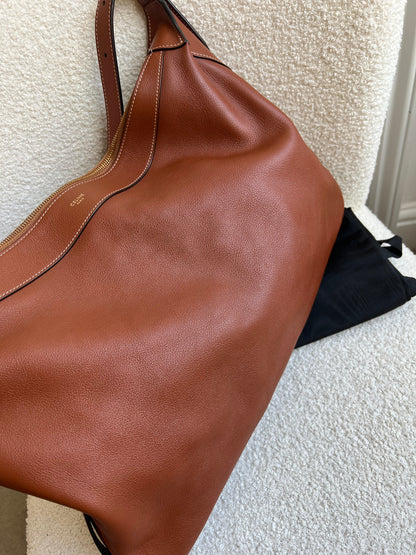 Celine Large Romy Bag in Tan Calfskin (RRP £2350)