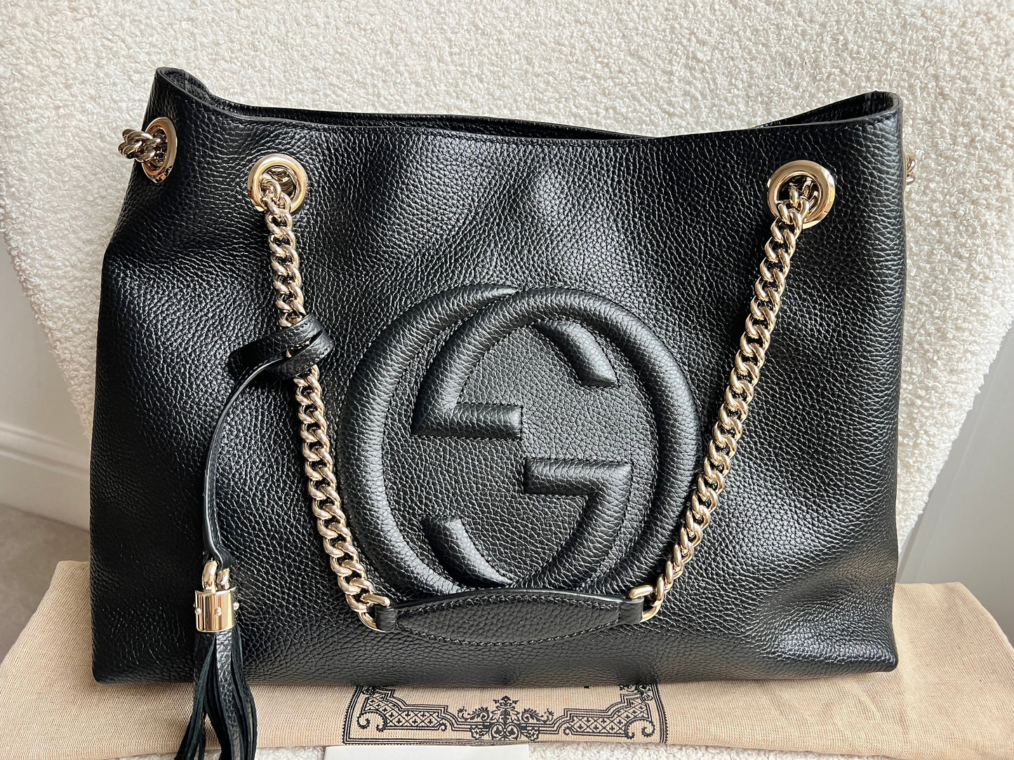 Gucci Black Soho Chain Tote (RRP £1350)