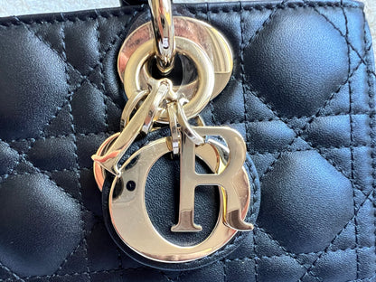 Dior Small Lady D-Joy Bag Black Cannage Lambskin (RRP £3,800)