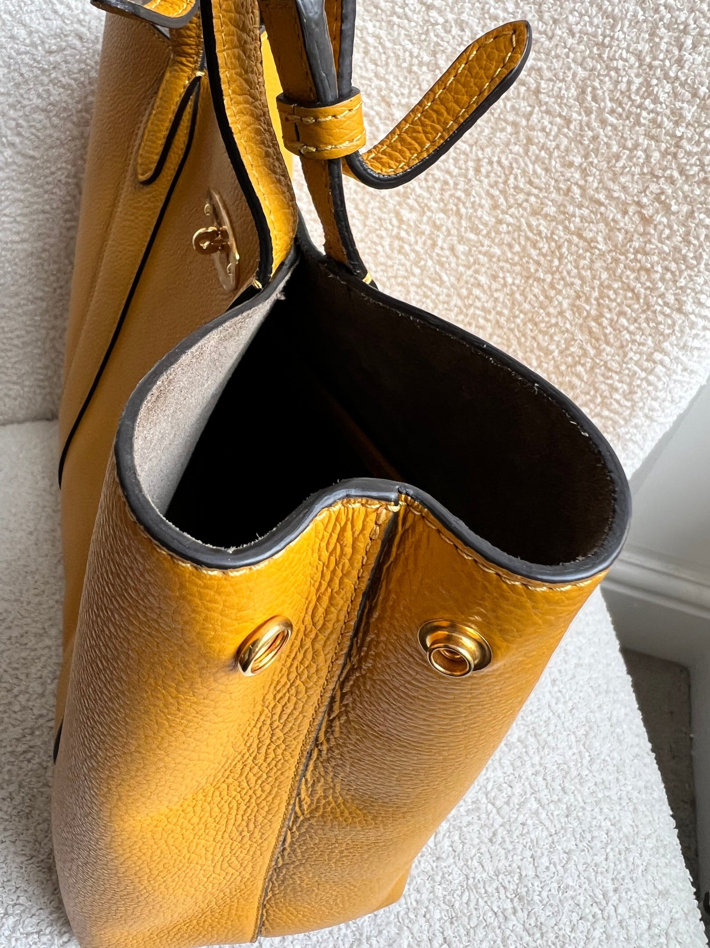 Mulberry Small Deep Amber Bayswater Tote (RRP £795)