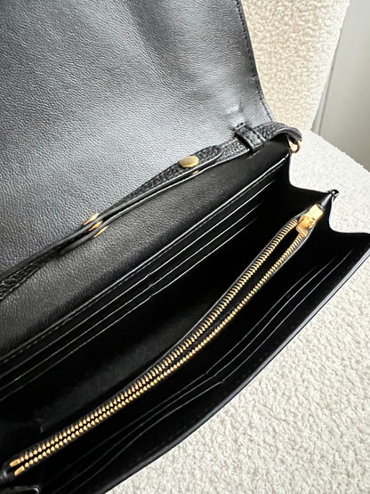 Mulberry Black Continental Chain Clutch Wallet (RRP £425)