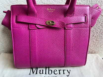 Mulberry Pink Mini Zipped Bayswater (RRP £1095)