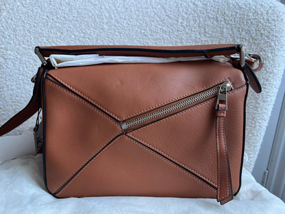 Loewe Tan Small Puzzle Bag (RRP £2550)